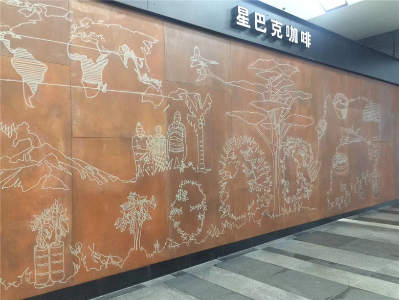 桂阳耐候钢幕墙